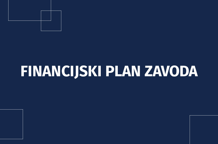 Financijski plan Zavoda