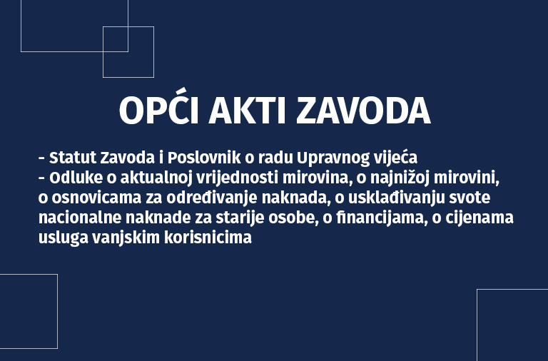 Opći akti Zavoda