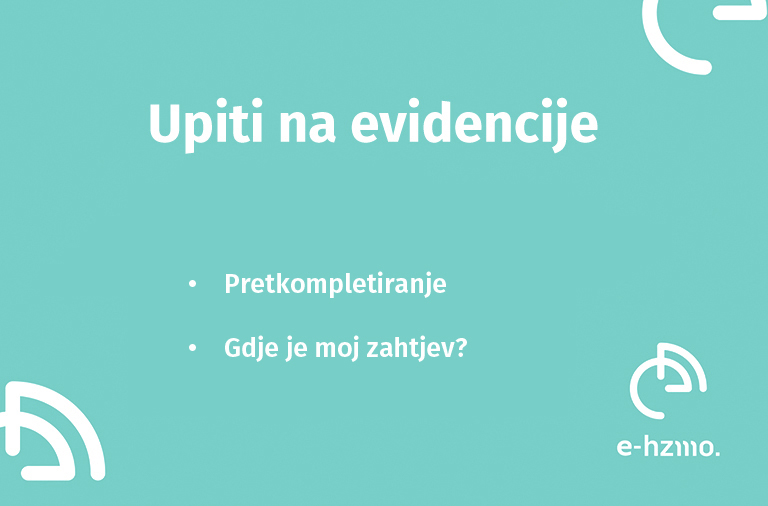 Upiti na evidencije