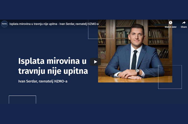 Isplata mirovina u travnju nije upitna - Ivan Serdar, ravnatelj Hrvatskog zavoda za mirovinsko osiguranje - N1