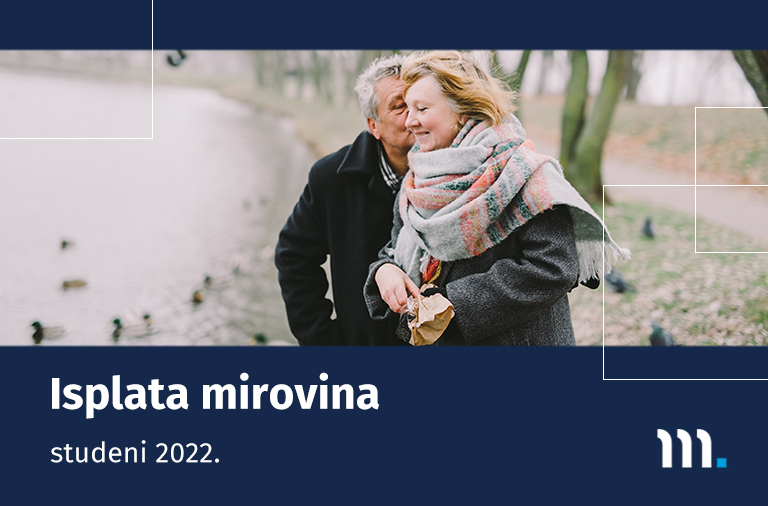 Isplata mirovina za studeni 2022.