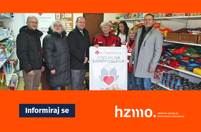 Radnici Područnog ureda HZMO u Virovitici tradicionalno prikupljali namirnice za Socijalnu samoposlugu „Djelo ljubavi“