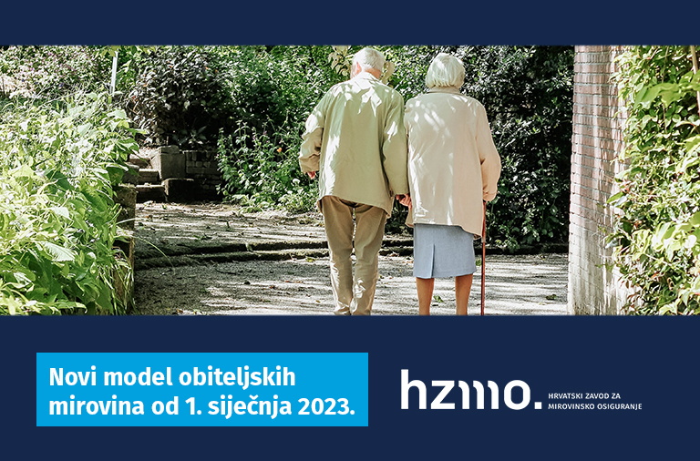 Novi model obiteljskih mirovina od 1. siječnja 2023.