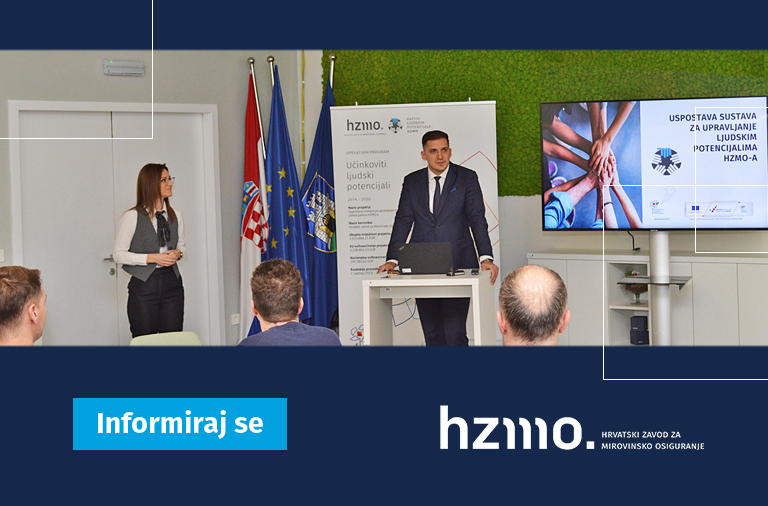 Uspješno realiziran projekt Uspostava sustava za upravljanje ljudskim potencijalima HZMO-a