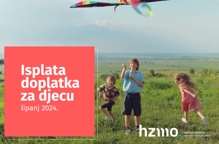 Isplata doplatka za djecu za lipanj 2024.