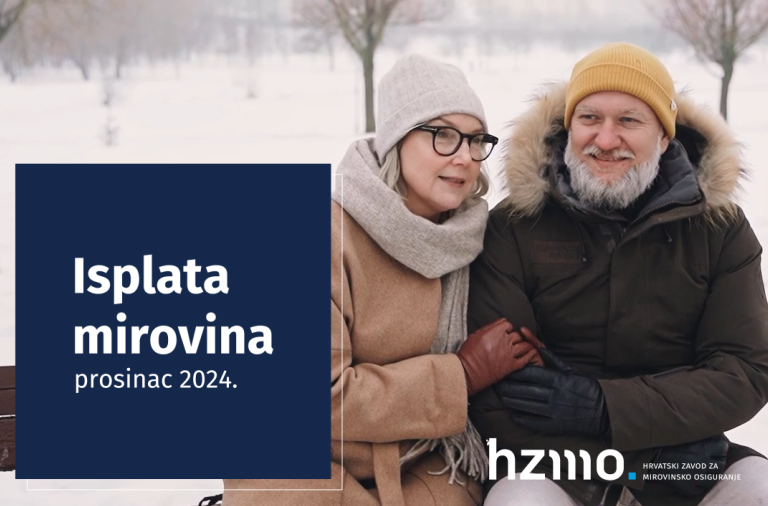 Isplata mirovina za prosinac 2024.