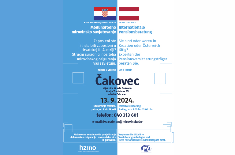 HZMO organizira Međunarodne savjetodavne dane s predstavnicima austrijskog mirovinskog osiguranja