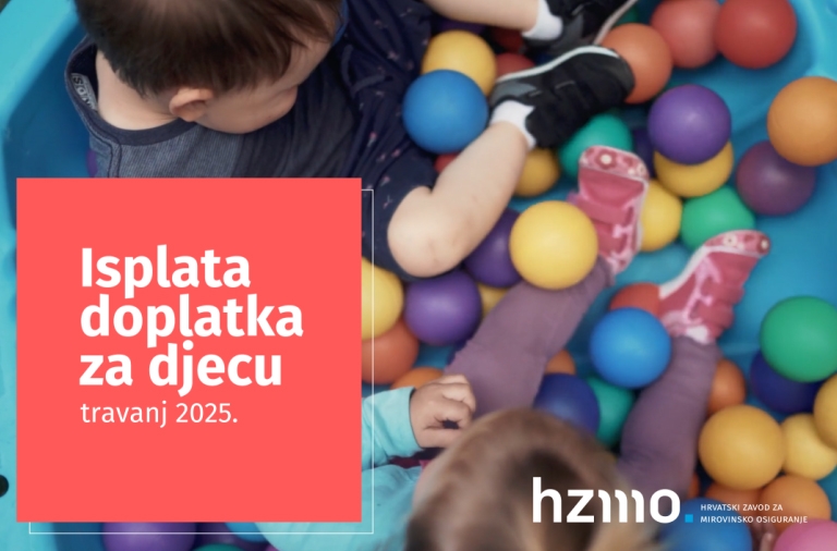 Isplata doplatka za djecu za travanj 2025.