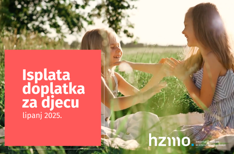 Isplata doplatka za djecu za lipanj 2025.