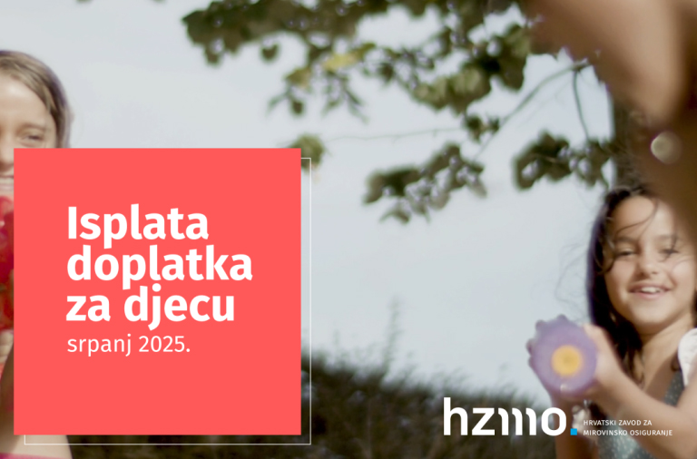Isplata doplatka za djecu za srpanj 2025.
