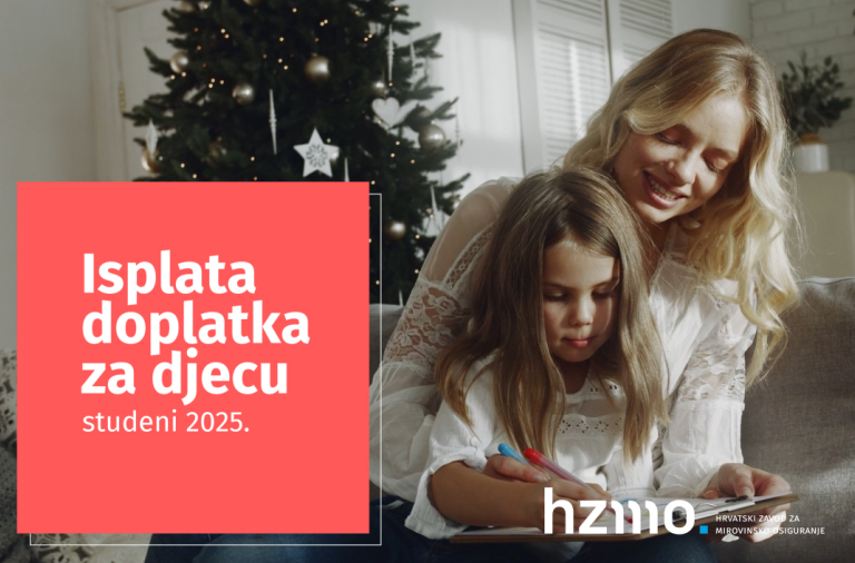 Isplata doplatka za djecu za studeni 2025.
