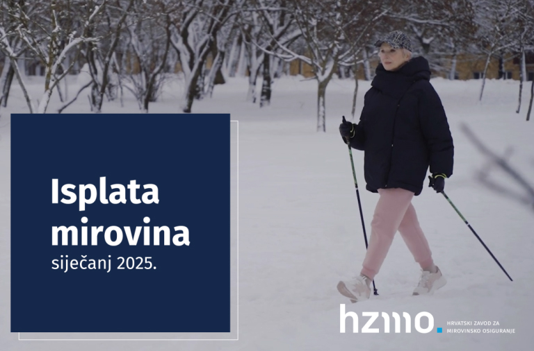 Isplata mirovina za siječanj 2025.