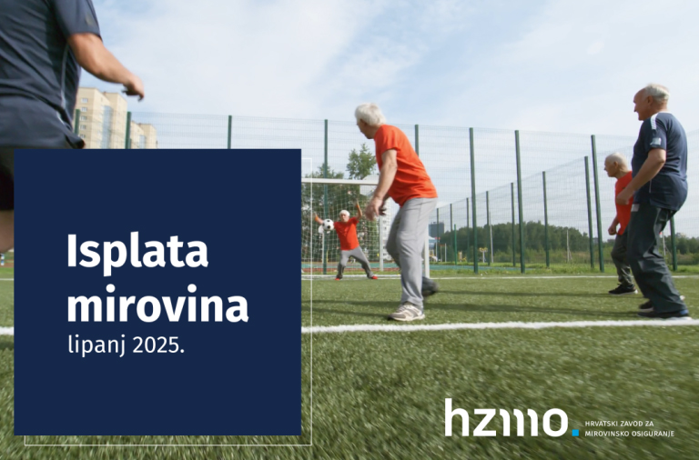 Isplata mirovina za lipanj 2025.