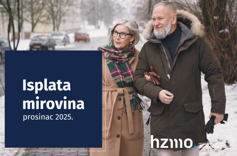 Isplata mirovina za prosinac 2025.