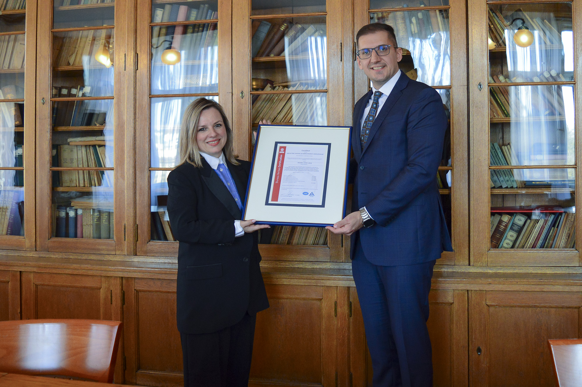 Hrvatski zavod za mirovinsko osiguranje recertificiran međunarodnim ISO/IEC 27001:2022 standardom informacijske sigurnosti