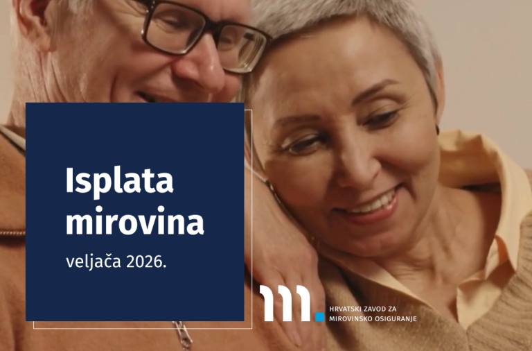Isplata mirovina za veljaču 2026.