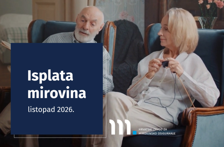 -ŠPRANCA- Isplata mirovina za listopad 2026.