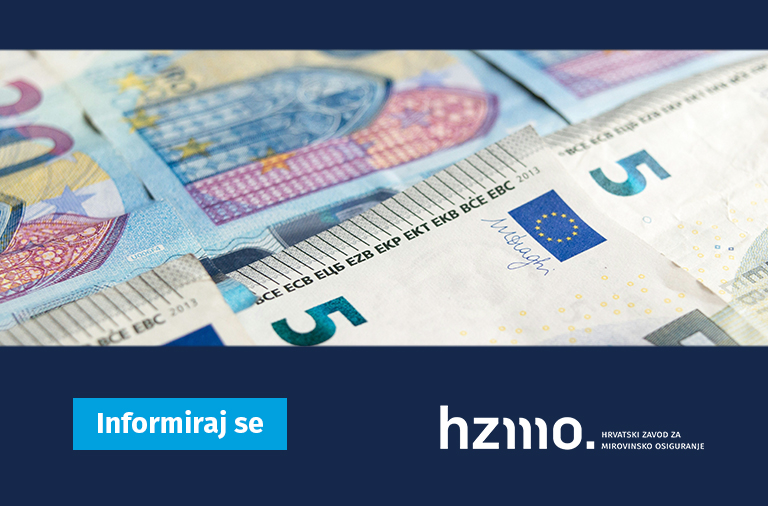 Ilustracija prikazuje novčanice valute Euro u malim apoenima.