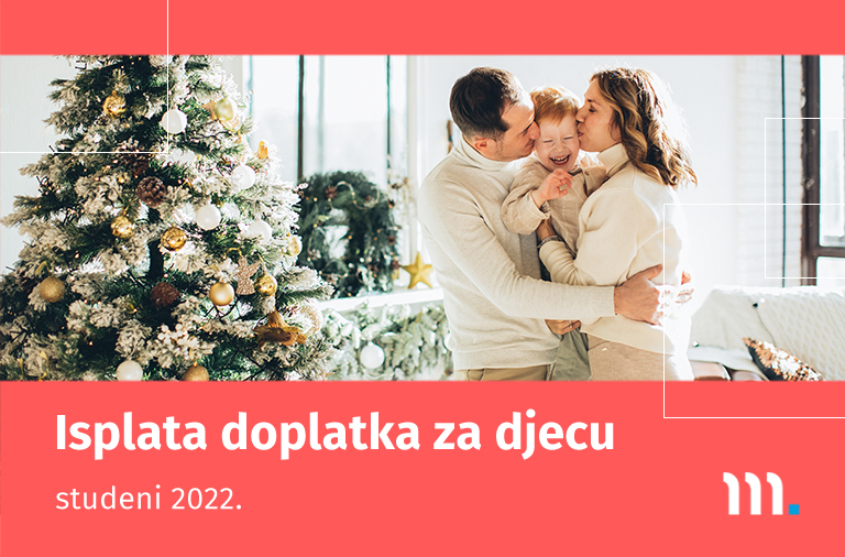 Isplata doplatka za djecu za studeni 2022.