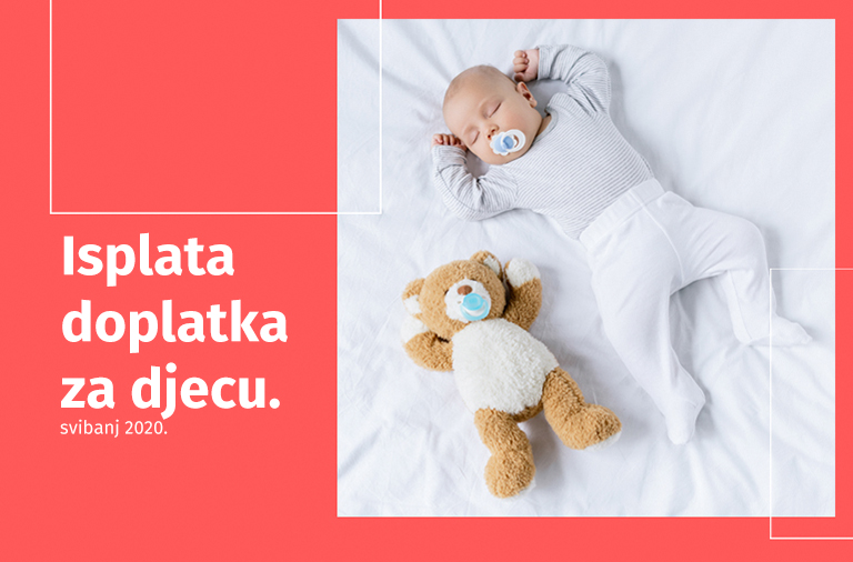 Isplata doplatka za djecu za svibanj 2020.