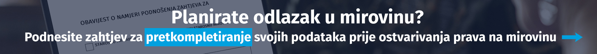 Pretkompletiranje zahtjeva